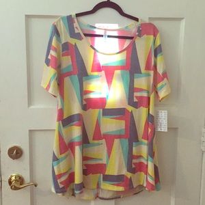 Lularoe perfect t large. NWT. Cotton.